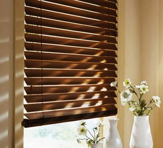 wooden blinds