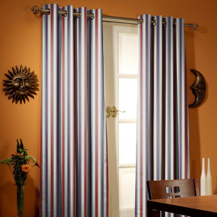 Prestigious Purbeck Nautical Pencil Pleat Curtains