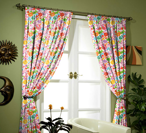 Funky curtains sales