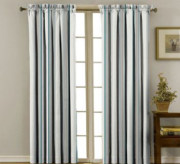 Tissu Optik Rayure Bleu Marine Choco Blanc
