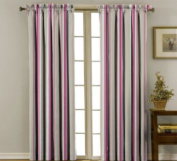 Tissu Optik Rayure Rose Blanc Taupe