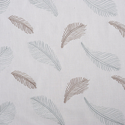 Tissu Origins Plume Aqua