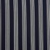 Tissu Pearl Bay Fine Rayure Blanc Bleu Marine