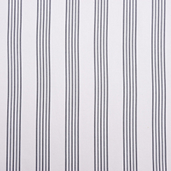 Tissu Pearl Bay Fine Rayure Gris Blanc