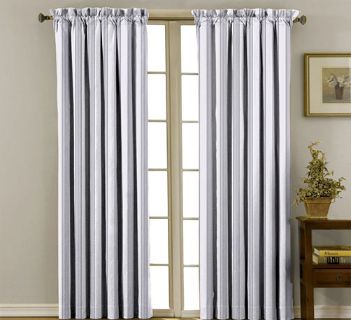 Tissu Pearl Bay Fine Rayure Gris Blanc