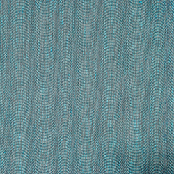 Voile Optik Faux Uni Vague Bleu