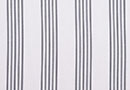 Tissu Pearl Bay Fine Rayure Gris Blanc