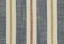 Clarke & Clarke Sackville Stripe Midnight/Spice