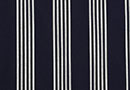 Tissu Pearl Bay Fine Rayure Blanc Bleu Marine