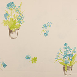 Blue Flower Pot