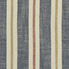 Clarke & Clarke Sackville Stripe Midnight/Spice