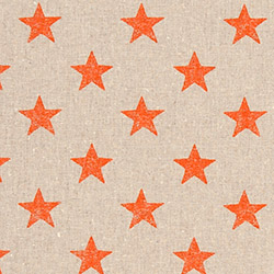 Clarke & Clarke Stars Orange