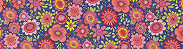 Scion Bloomin Lovely Sherbet/Rhubarb/Denim