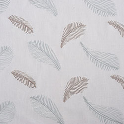 Tissu Origins Plume Aqua