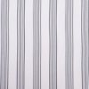 Tissu Pearl Bay Fine Rayure Gris Blanc
