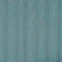 Voile Optik Faux Uni Vague Bleu